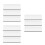 9Pcs White Wooden Name Badges DIY Clips Removable for Work 4