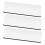 9Pcs White Wooden Name Badges DIY Clips Removable for Work 10