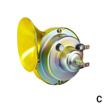 (12V Gold) 12V 300DB Super Loud Train Horn Waterproof for Motorcycle Car Truck SUV Boat