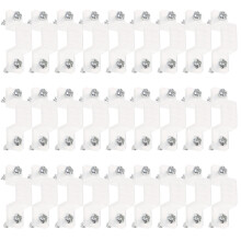 100Pièces Pinces De Fixation En Silicone Pour Bande LED Durable