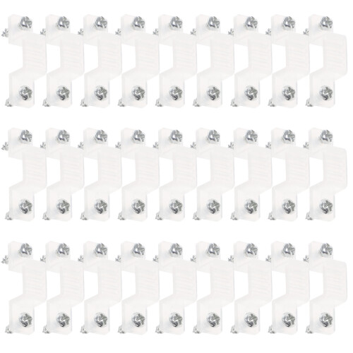 100Pièces Pinces De Fixation En Silicone Pour Bande LED Durable