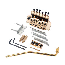 1Set Golden Metal Saddle Bridge for 6 String Guitar Replacement