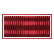 Controbancone Bar Asciugatura in PVC Rosso Antiscivolo