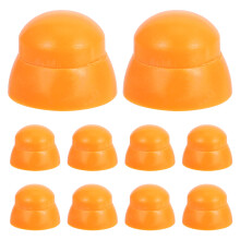10Pz Coperture Per Dadi Gioco Bambini in Resistente Arancione