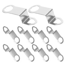 15Pz Ganci Appendi Orologi in Ferro Argento Kit Riparazione Wall Clock