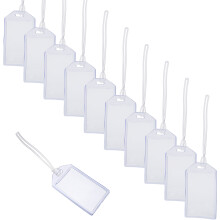16Pz Custodia Porta PVC Con Per Badge