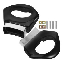 2Pz Manici Laterali Anti Scottatura Neri Per Wok E