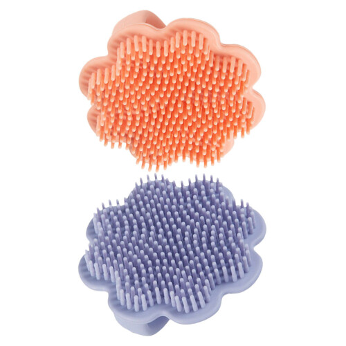 2Pz Spazzola Silicone Cradle Cap Rimozione E Massaggio