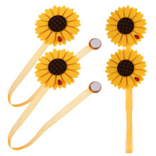 4Pz Fermatenda Girasole Magnetico in Tessuto Per