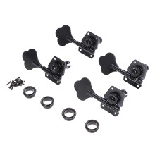 4Pz Bass Tuner Peg Nero Con Ingranaggi Pesanti Per Basso Elettrico