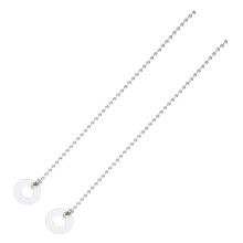 2Pz Catena Sizzle Argento Per Piatti Drum Kit Con Facile