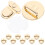 10Pz Ganci in Ferro Oro Per Borsa Fermo Sicuro DIY Hardware 1