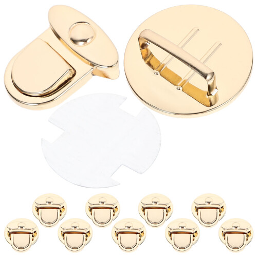 10Pz Ganci in Ferro Oro Per Borsa Fermo Sicuro DIY Hardware