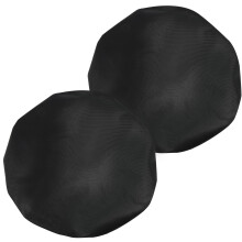 2Pz Coprisella Bici Imbottito Nero Nylon Impermeabile Per Uso Outdoor