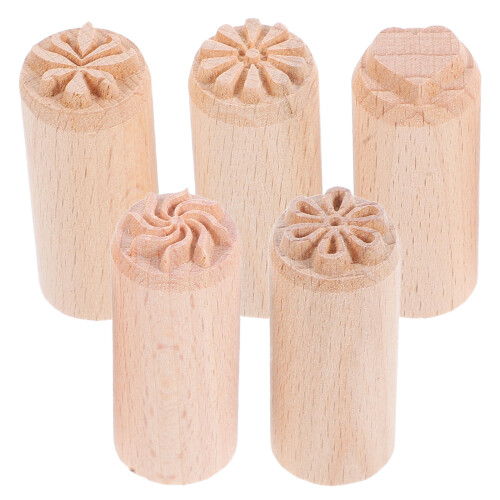 Holz Clay Stempel Beige Robuste Muster Für Töpfern DIY
