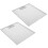 2Pz Metallo Alluminio Per Cucina Grease Screen Argento 1