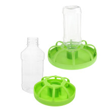 2Set Mangiatoia Quaglie Multifunzionale Per Piccoli Animali