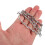 Collarino in Argento Stile Vintage Punk Barbed Wire 7