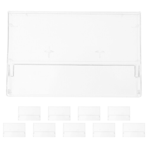 10Pz Custodia Trasparente Per Audio Resistente