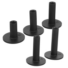 5Pièces Porte- De Golf En Silicone Noir Résistant