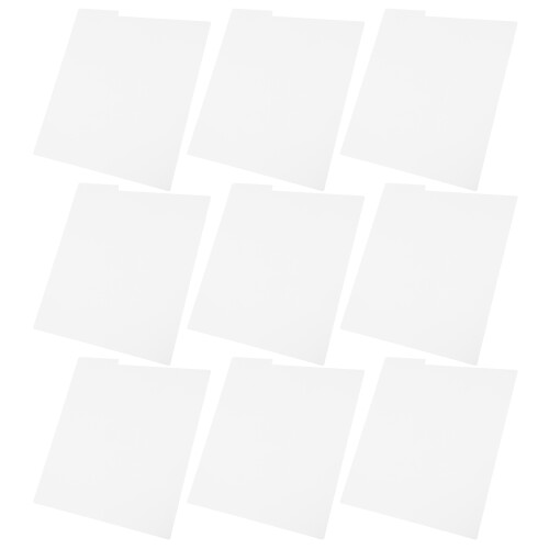 8Pz Separa in PVC Bianco Per Classe Versatili