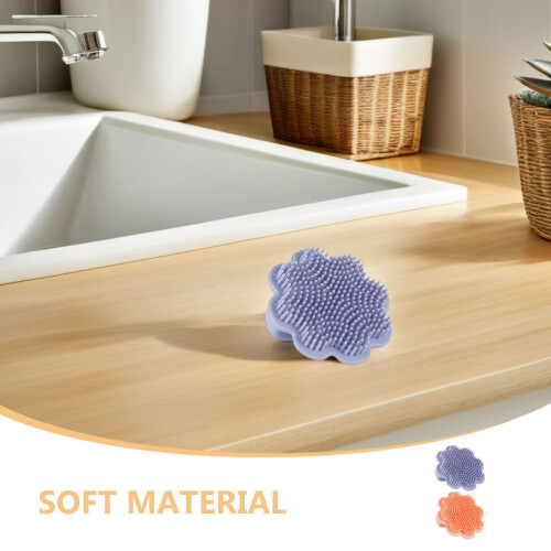 2Pz Spazzola Silicone Cradle Cap Rimozione E Massaggio 1
