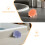 2Pz Spazzola Silicone Cradle Cap Rimozione E Massaggio 5