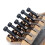 1Set Golden Metal Saddle Bridge for 6 String Guitar Replacement 4