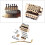 1Set Golden Metal Saddle Bridge for 6 String Guitar Replacement 8