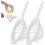 Plastic Handle Nylon Superfine Gauze Strainer Mesh Kitchen Filter Tool 2pcs/dd 1