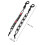 2St Golf Score Counter Golfaccessoire Plastic En Nylon Polssnoer 2