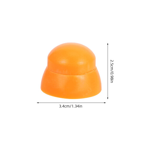 10Pz Coperture Per Dadi Gioco Bambini in Resistente Arancione 1