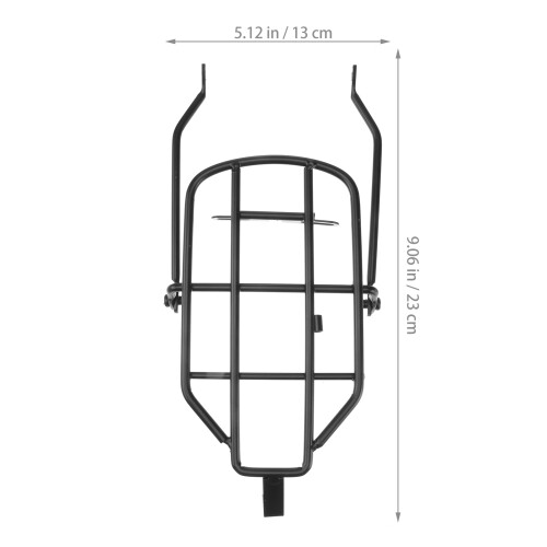 Zwarte Fietsachterdrager Compact Rugdrager Stevig En 1
