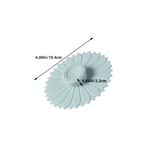 12Pz Coperchi Silicone Girasole Tappo Per Tazze 1