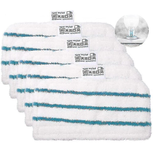 5 Pcs Washable Microfiber Pad for Black & Decker Steam Mop - RiRi 1
