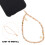 Bracciale Telefono Charm Strap Con Ciondolo Perline Color Oro 6