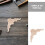 12Pz Elementi Decorativi in Legno Khaki Angolari Per E Porte 6