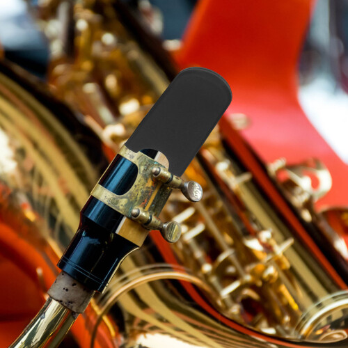 5Pz Cuscinetti Protettivi Silicone Per Sax Thumb Rest Nero 2