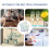 4Sheets Adhesive PVC Number Stickers Multi-Use Round Digital Labels 4