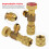 2Pz Valvola Stagna Refrigerante Ottone Facile Installazione 4