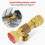 2Pz Valvola Stagna Refrigerante Ottone Facile Installazione 5