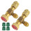 2Pz Valvola Stagna Refrigerante Ottone Facile Installazione 7