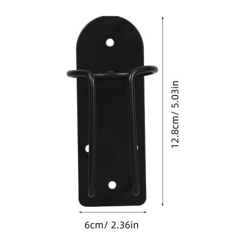 Porta Tagliacapelli in Acciaio Nero Per Salone E 1