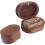 Mr & Mrs Walnut Wood Ring Box, Ring Box for Engagement Ring, Square Ring Box - DD 1