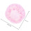 10Pz Holders Rosa in Tessuto Per Chignon, Danza 2