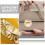 10Pz Ganci in Ferro Oro Per Borsa Fermo Sicuro DIY Hardware 3