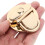10Pz Ganci in Ferro Oro Per Borsa Fermo Sicuro DIY Hardware 4