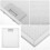 2Pz Metallo Alluminio Per Cucina Grease Screen Argento 6