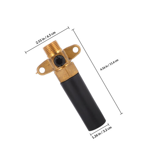 Valvola Acqua Automatica in Ottone Nero Per Abbeveratoio 1