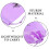 1Paio Sacchetto Scarpe Danza Viola Per Organizer 4
